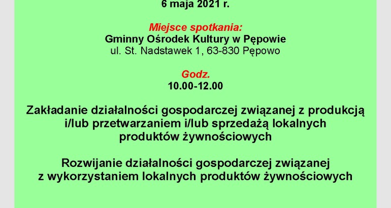 Wsparcie na rozwój działalności gospodarczej