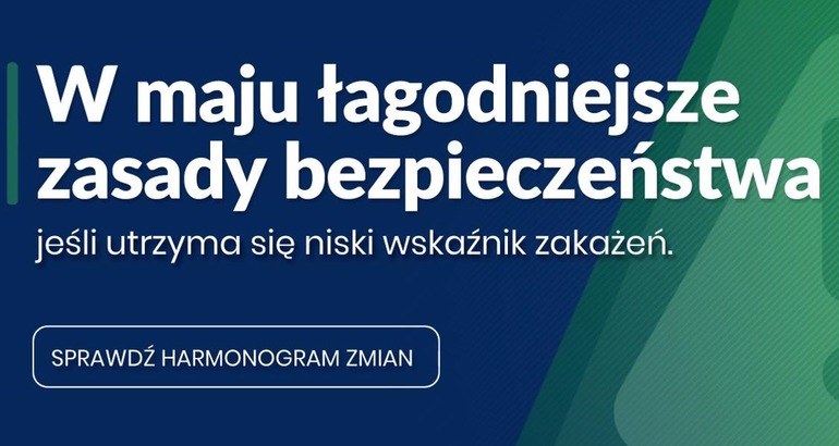 W maju łagodniejsze zasady bezpieczeństwa...