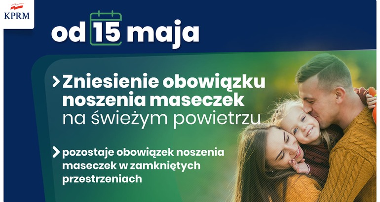 Majowy harmonogram łagodzenia obostrzeń