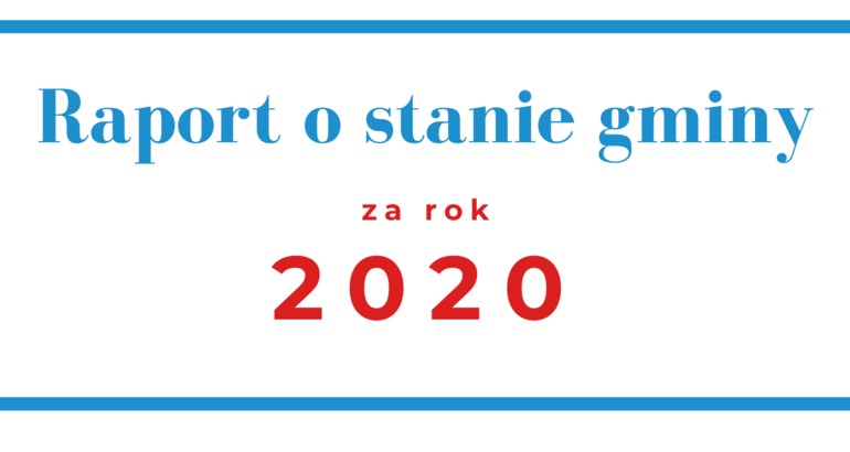 Raport o stanie Gminy Krzywiń za 2020 rok